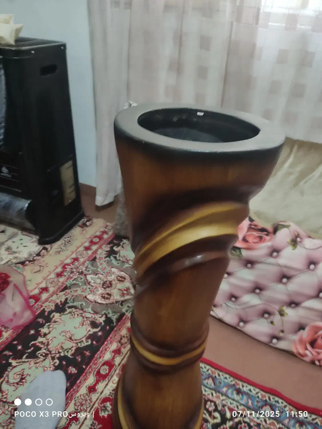 گلدون  سفالی|گل و گیاه طبیعی|مشهد, رده|دیوار