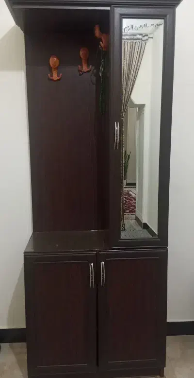 جاکفشی آینه دار|جاکفشی، کمد، دراور|بوئین زهرا, |دیوار