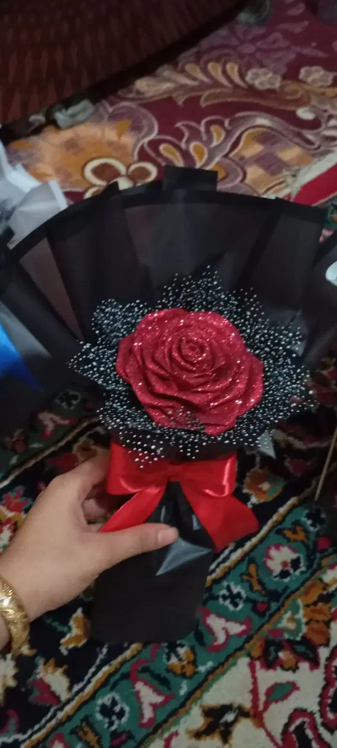 گل روبانی|گل مصنوعی|ساری, |دیوار