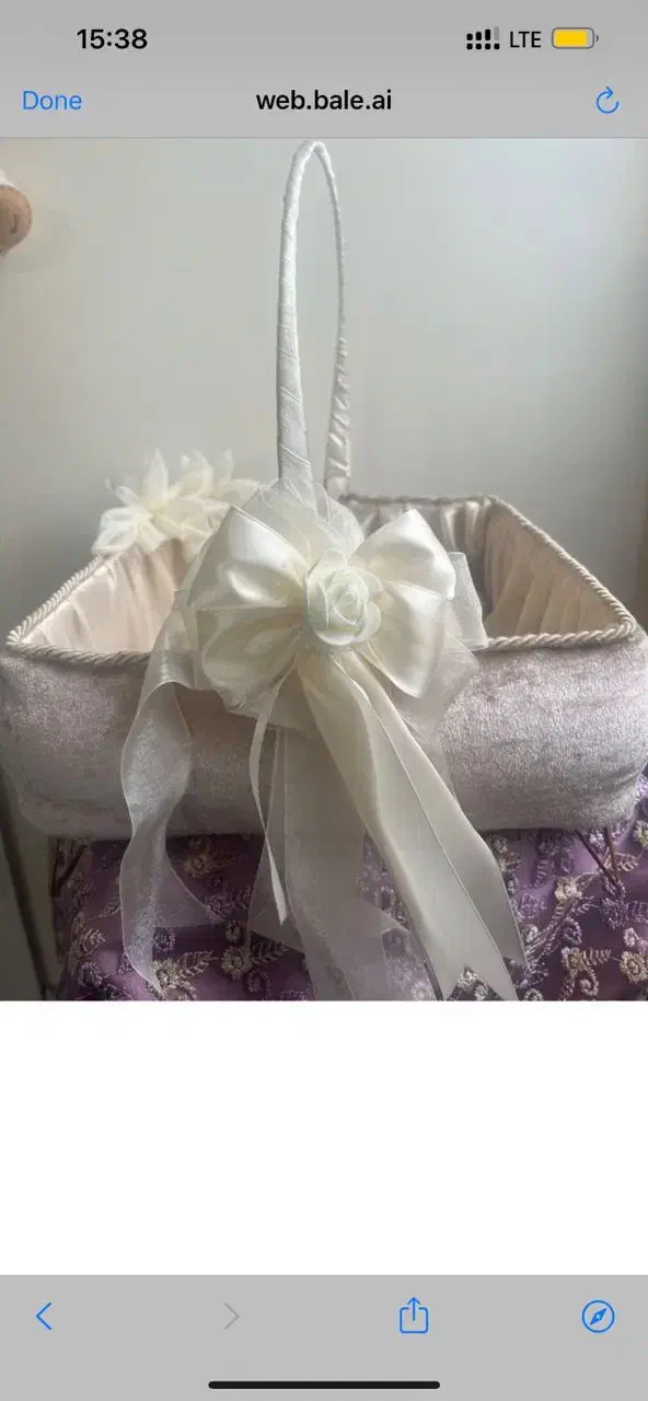 ۳تا سبد مخمل به همراه جای حلقه وقندساب|صنایع دستی و سایر لوازم تزئینی|ری, حمزهآباد|دیوار