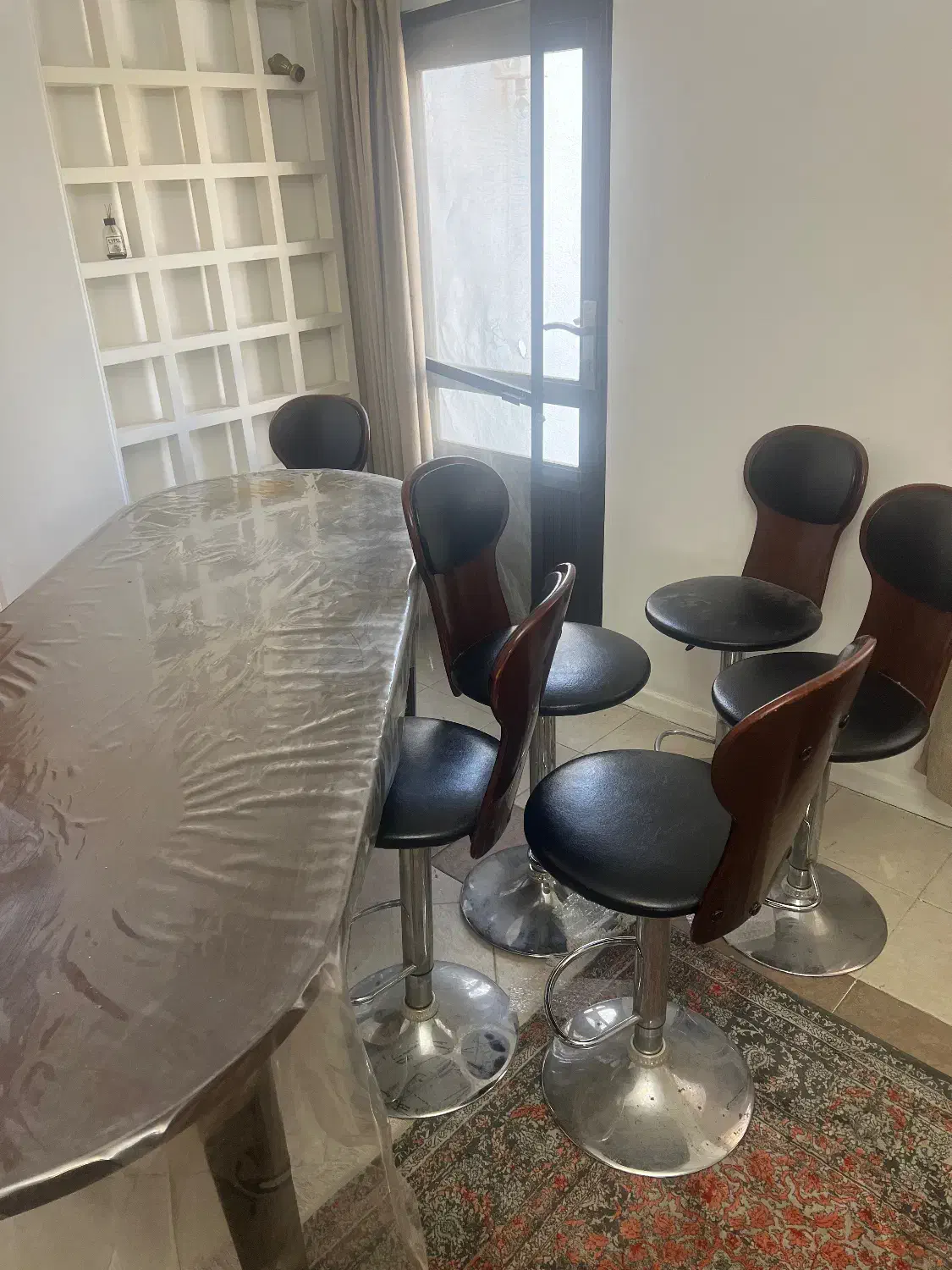 میزناهار خوری ۶نفره|میز و صندلی غذاخوری|کیش, |دیوار