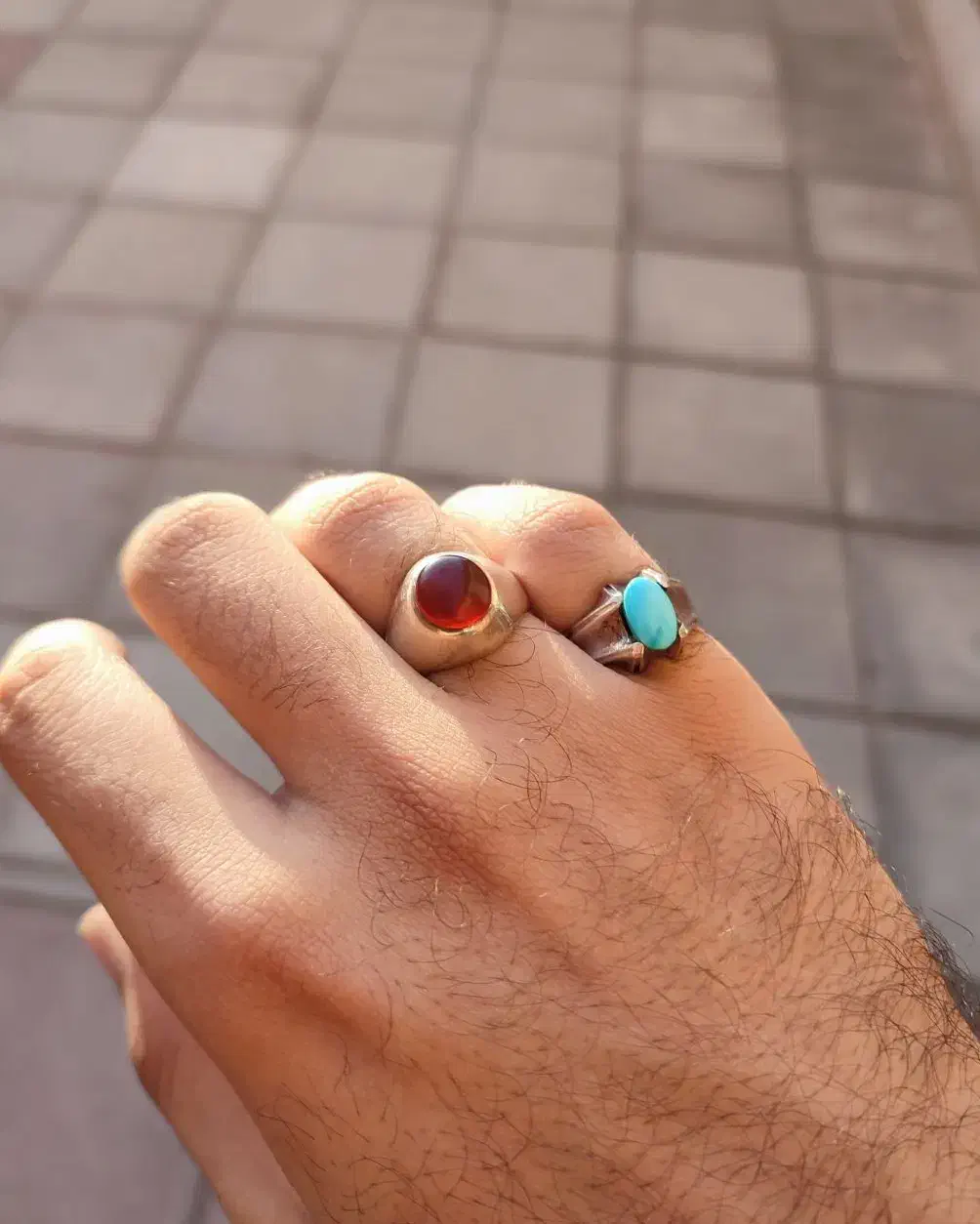 انگشتر فیروزه کهنه|جواهرات|شهریار, شهریار|دیوار