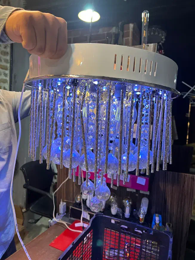 لوستر سقفی/۳حالته کنترلی/عرض۴۰/درحدسالم|لوستر و چراغ آویز|اندیشه, اندیشه فاز ۴|دیوار