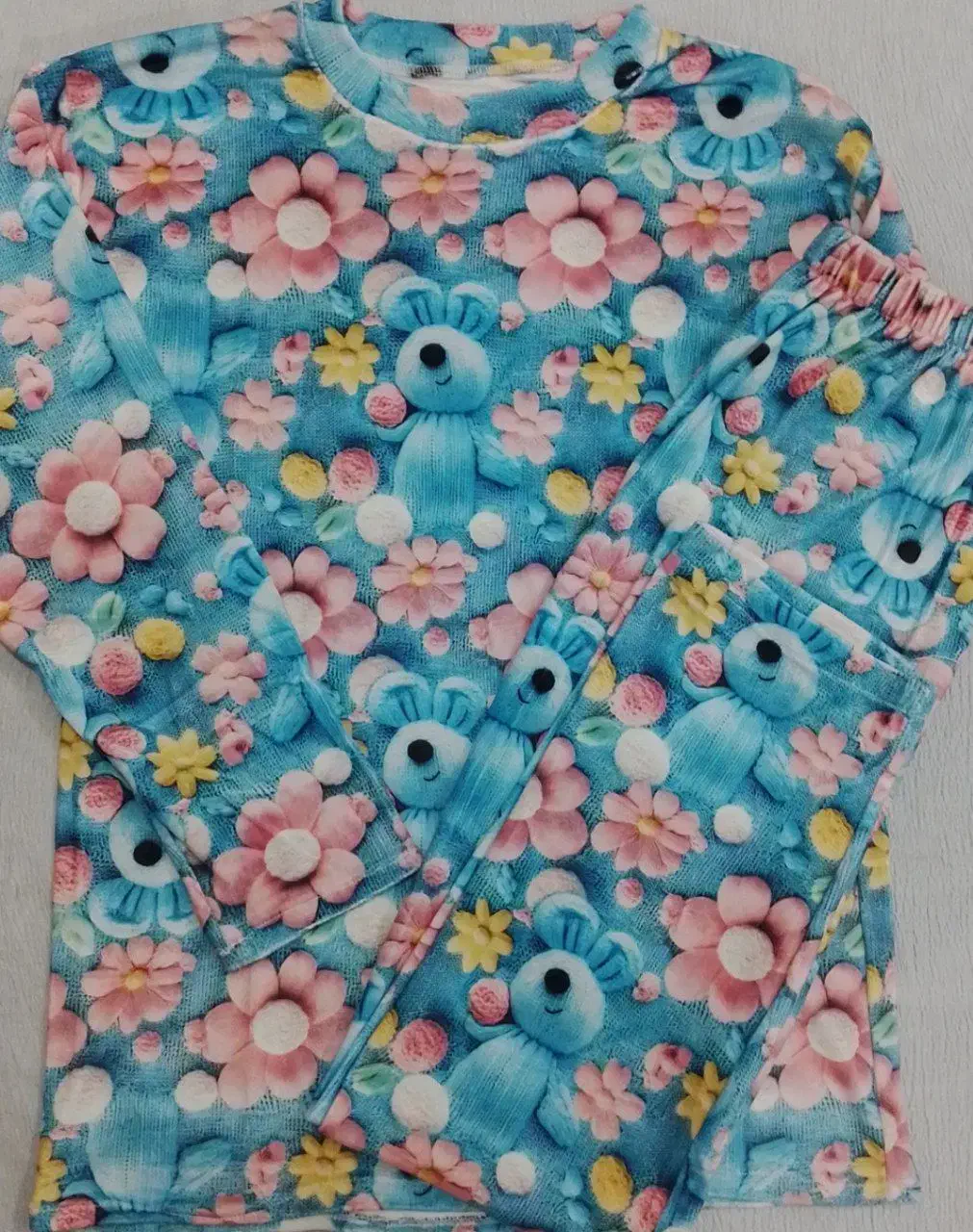 ست بلوز شلوار مخمل سه بعدی|لباس|فردوس (خراسان), |دیوار