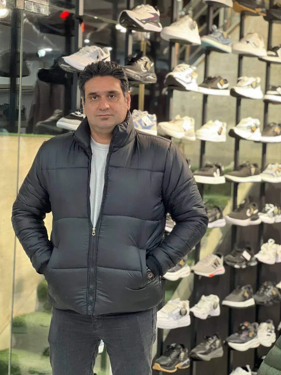 کاپشن مردانه پفی|لباس|کاشان, پا نخل|دیوار