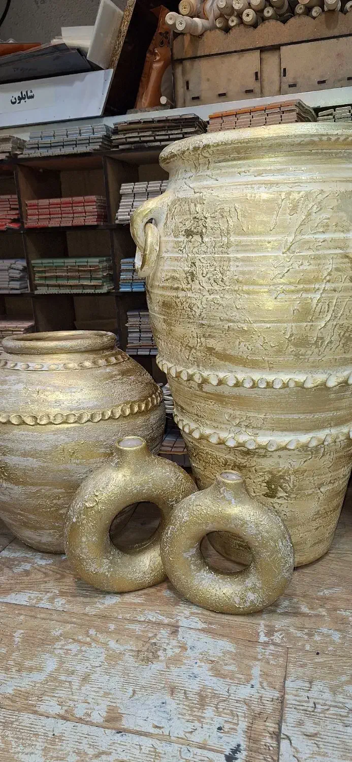 پتینه گلدان|گل و گیاه طبیعی|شیراز, کوزه گری|دیوار