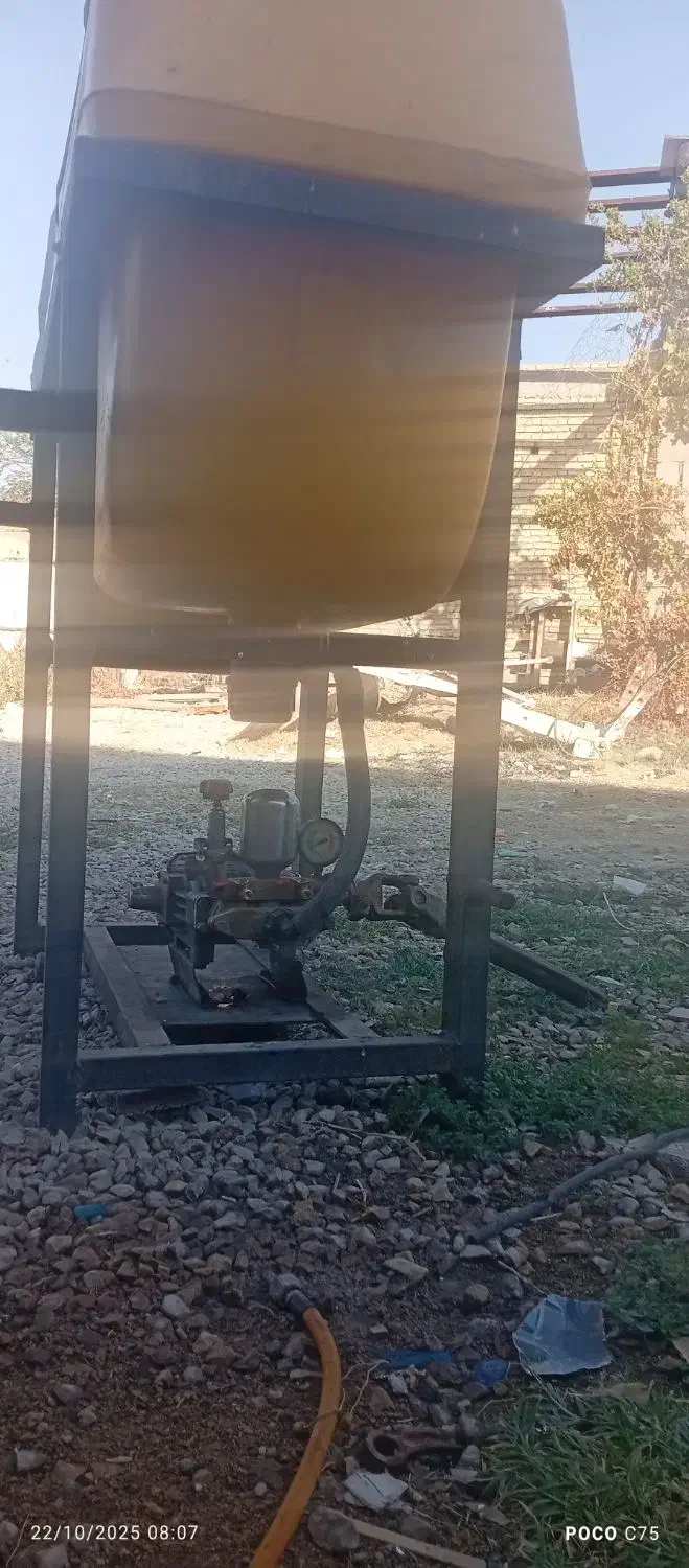 سمپاش ۴۰۰لیتری تراکتوری|ماشین‌آلات صنعتی|دهدشت, |دیوار