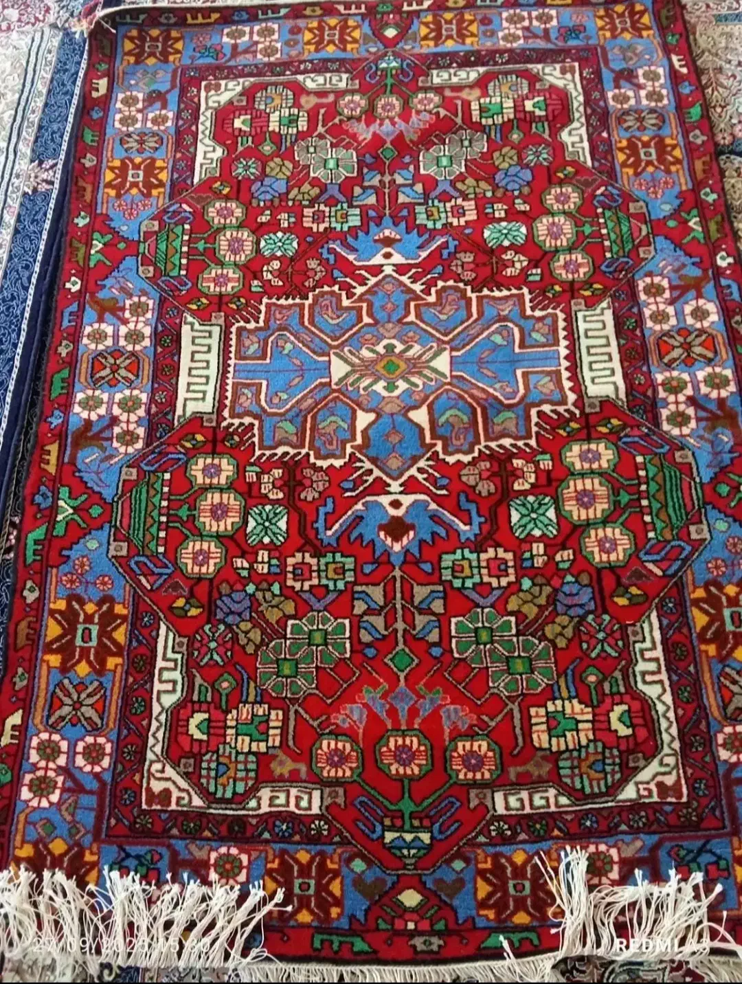 فرش دستباف ۴متری طرح نهاوندی|فرش|اراک, |دیوار