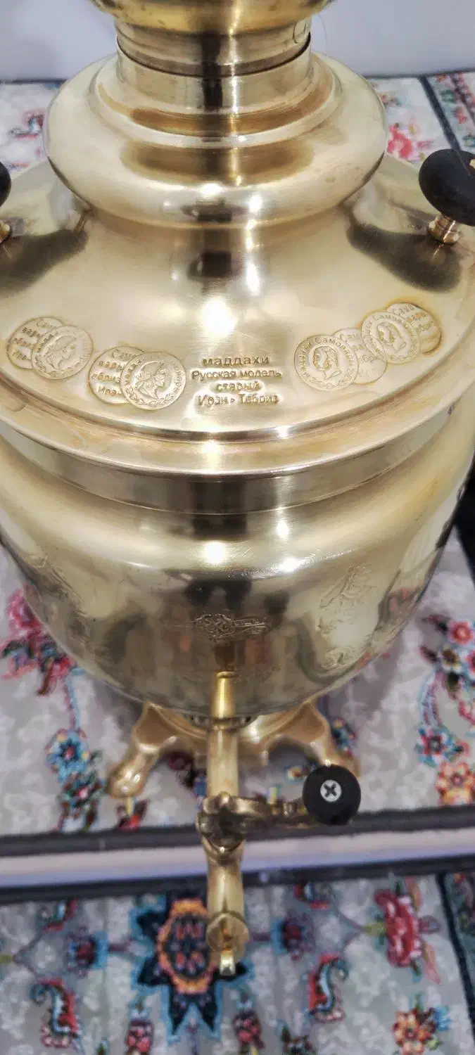 سماور زغالی|کلکسیون اشیاء عتیقه|اهر, |دیوار