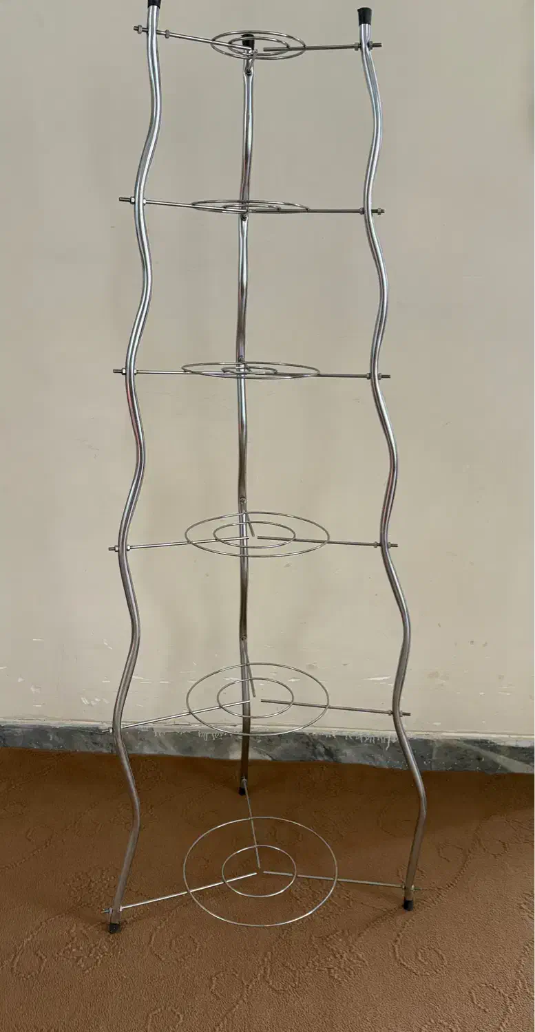 پایه قابلمه استیل ۶طبقه|آب‌چکان و نظم‌دهنده ظروف|همدان, |دیوار