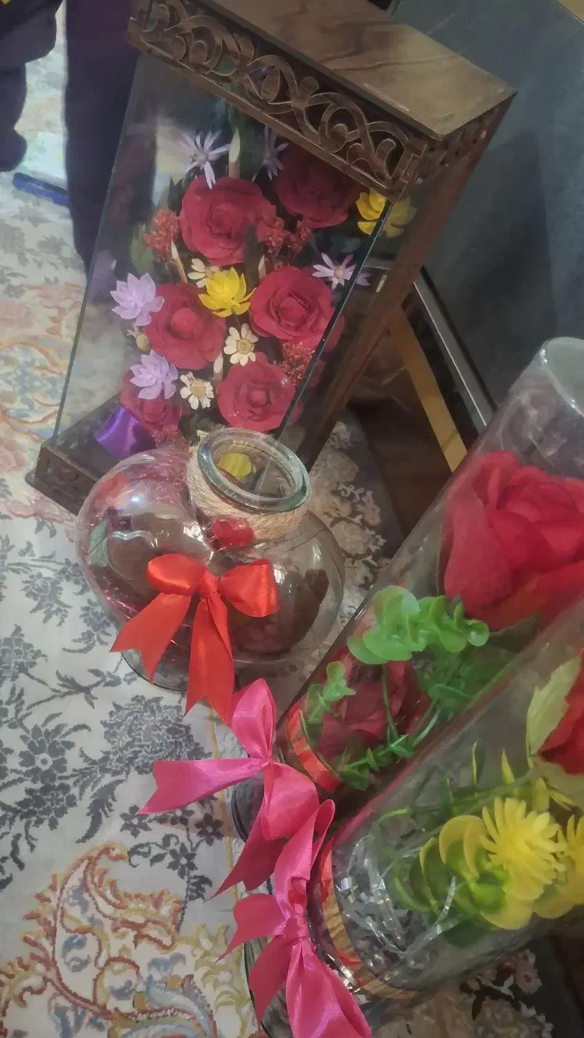 باکس گل|گل و گیاه طبیعی|قم, قلعه کامکار|دیوار