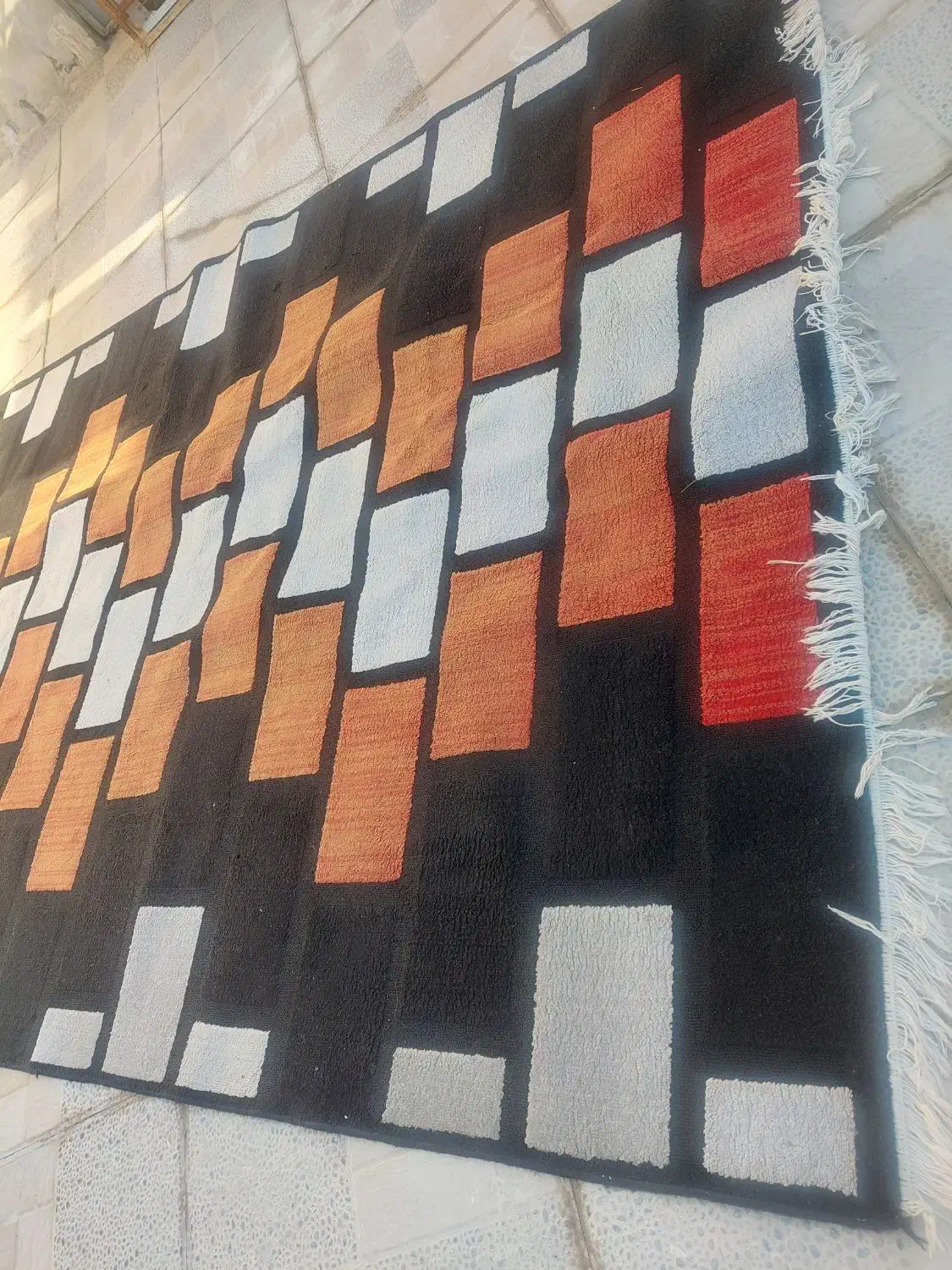 گلیم فرش|گلیم، جاجیم، گبه|کهنوج, |دیوار