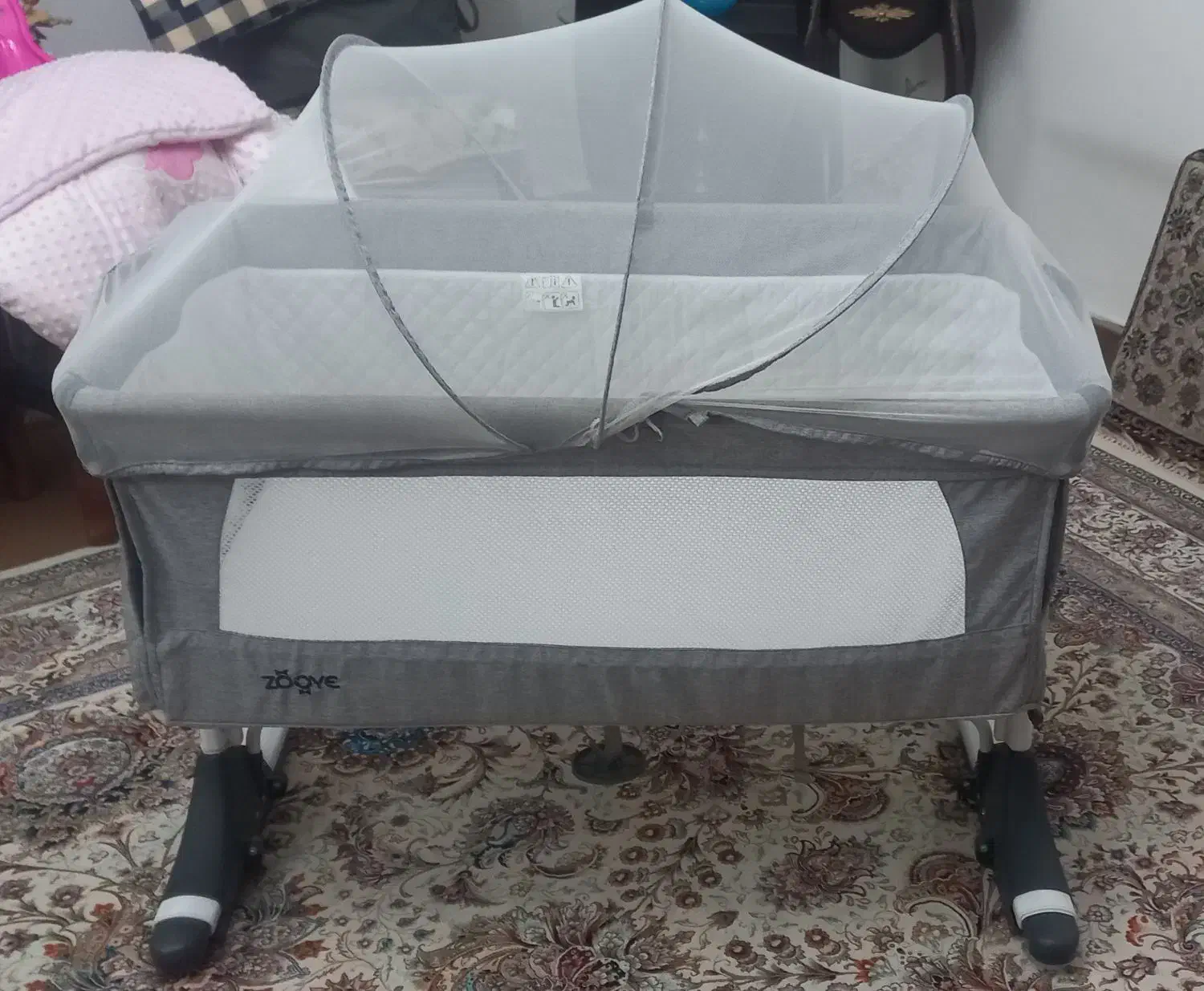 گهواره کودک|تخت و صندلی بچه|آبیک, |دیوار