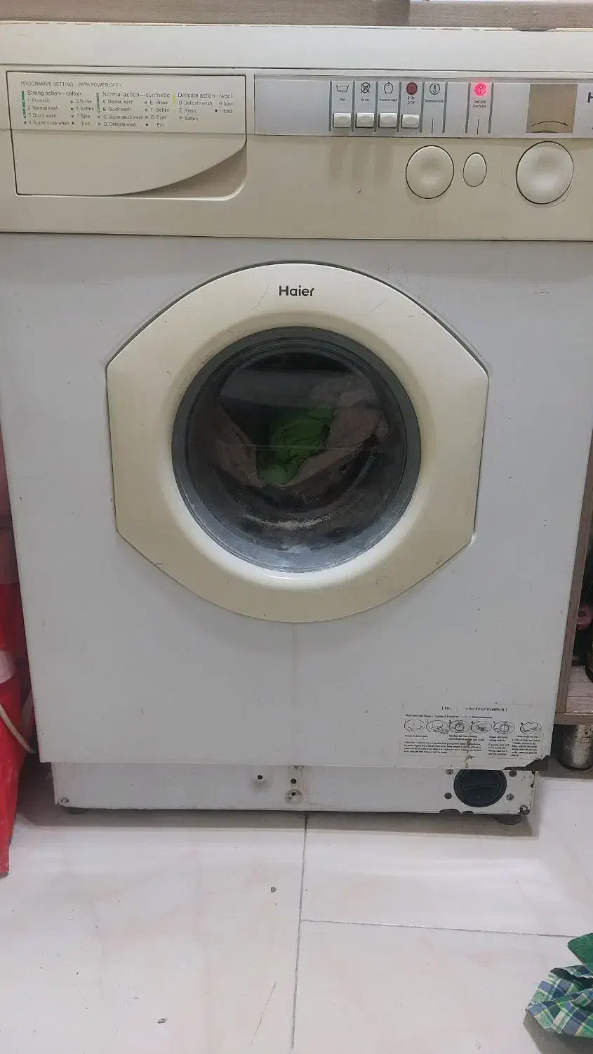 لباسشویی ۵ کیلویی هایر|ماشین لباسشویی و خشک‌کن لباس|رشت, فلسطین|دیوار
