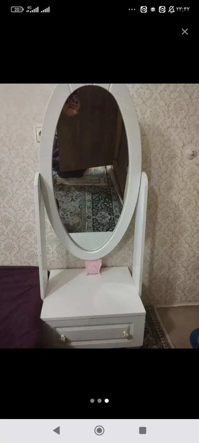 اینه دراور نوجوان|جاکفشی، کمد، دراور|کاشمر, |دیوار