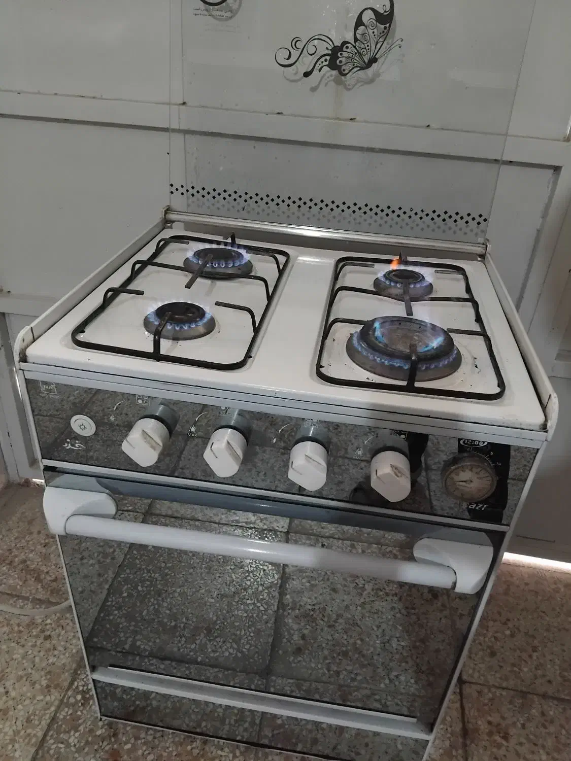 اجاقگاز ۴شعله|اجاق گاز و لوازم برقی پختوپز|کرج, محمد آباد|دیوار