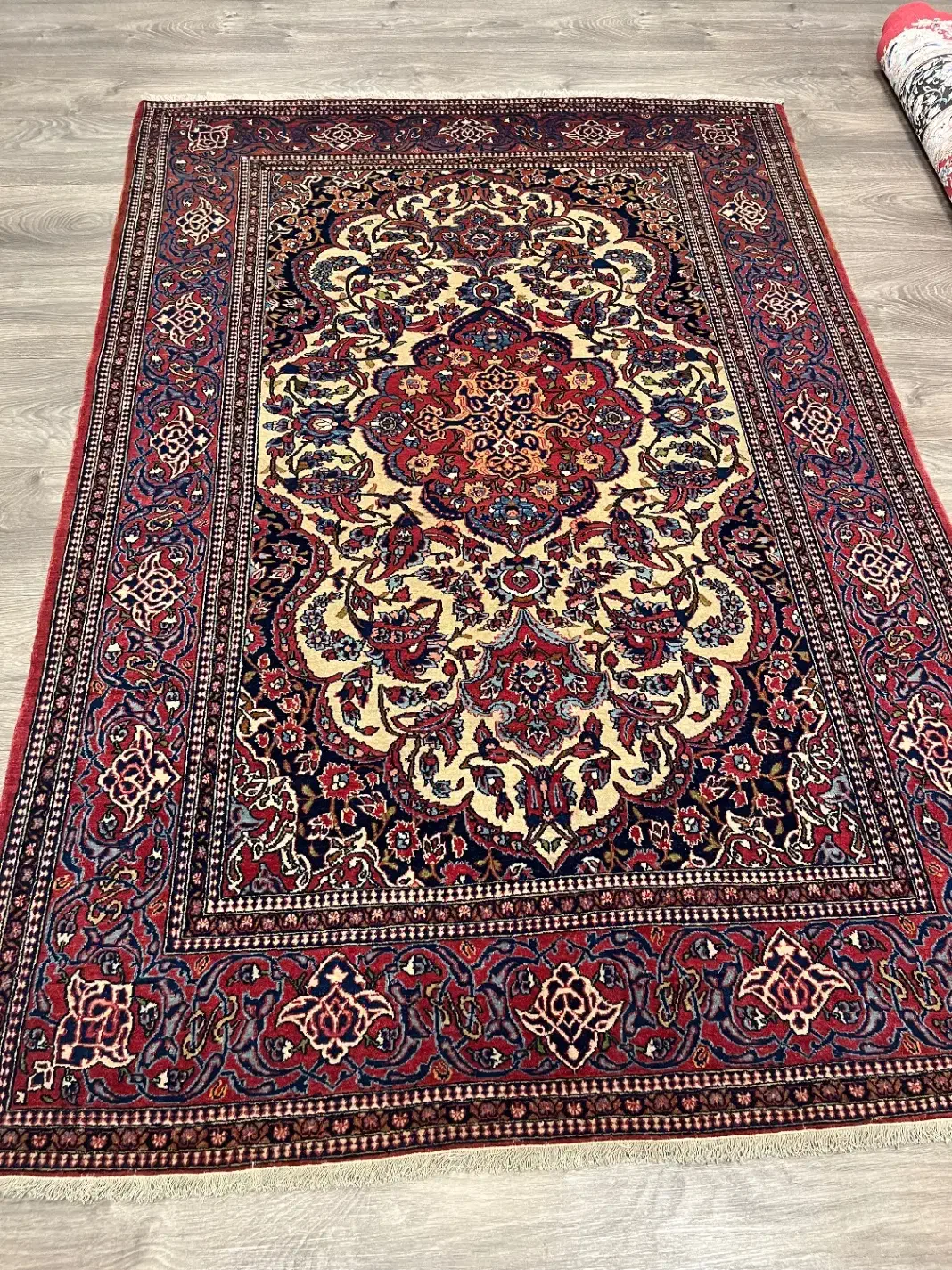 قالیچه تمام گیاهی انتیک ۱۰۰ ساله اصفهان|فرش|تهران, پردیسان|دیوار