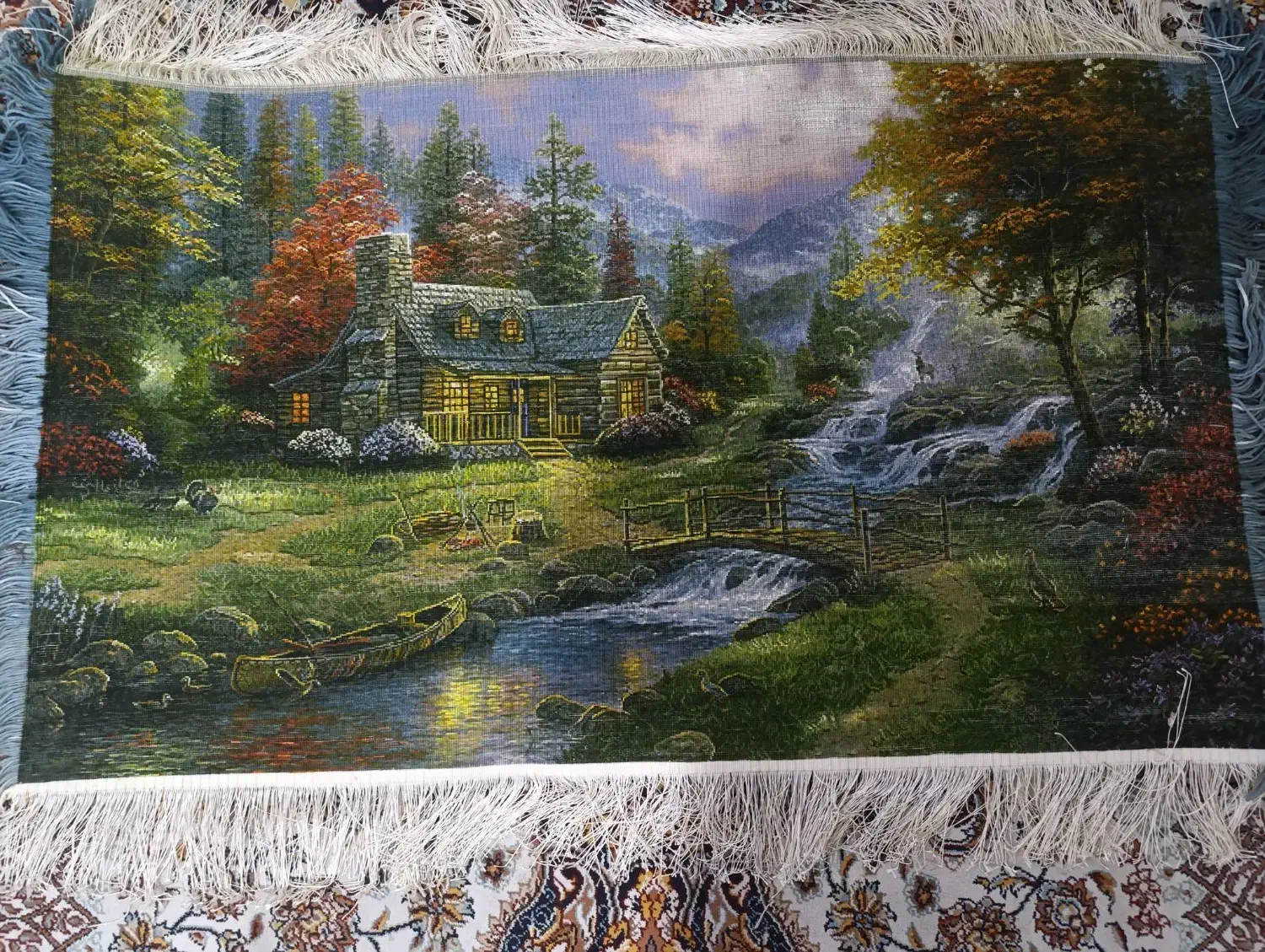 تابلو فرش دستبافت تبریز|تابلو فرش|تهران, علم و صنعت|دیوار