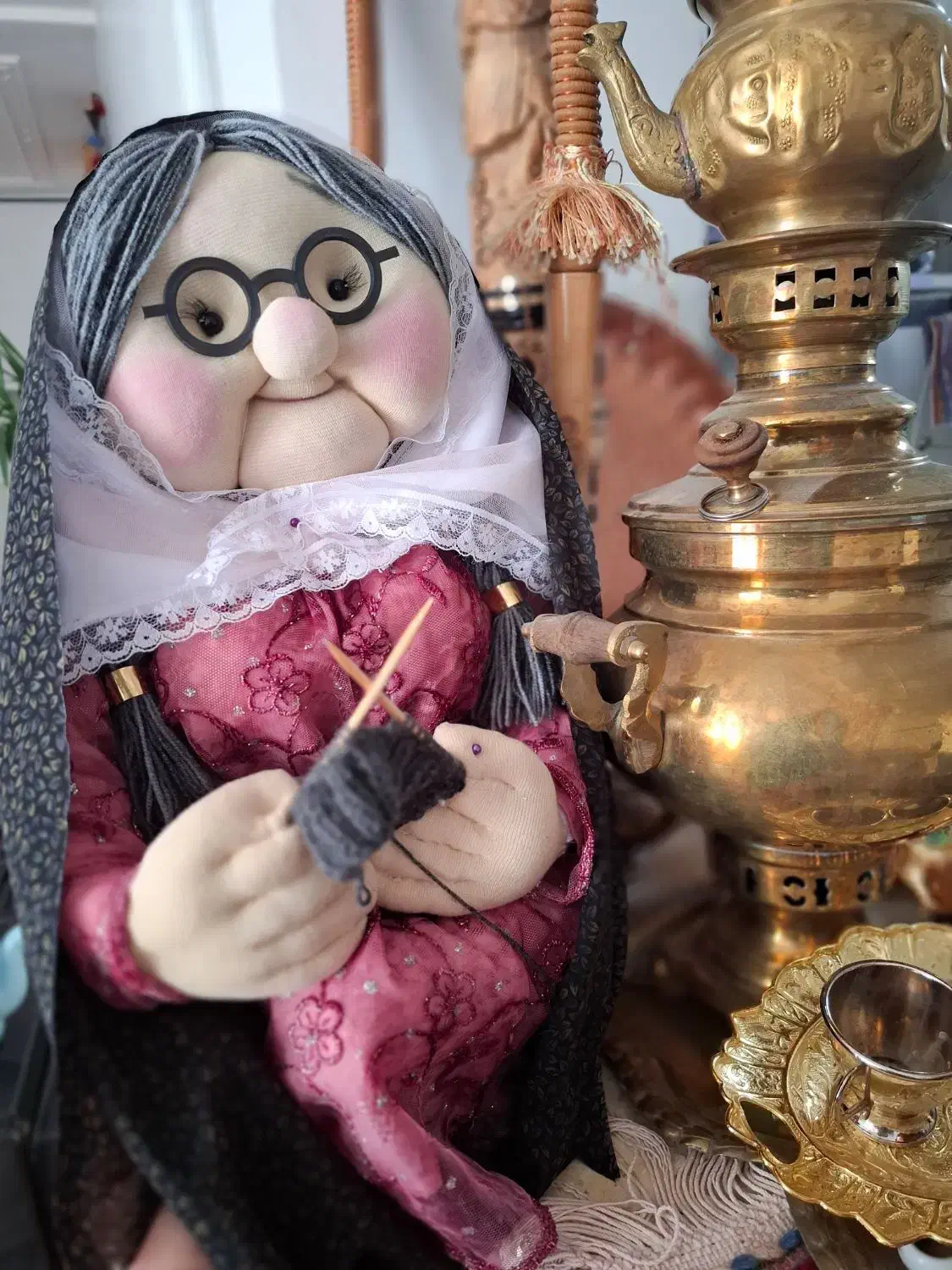 ننجون آقاجون برای جشن یلدا|مجسمه، تندیس، ماکت|اصفهان, سپاهان‌شهر|دیوار