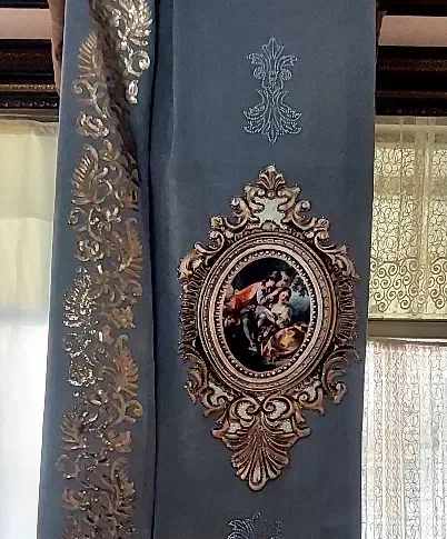 کنار پرده ضخیم|پرده، رانر، رومیزی|بوئین زهرا, |دیوار