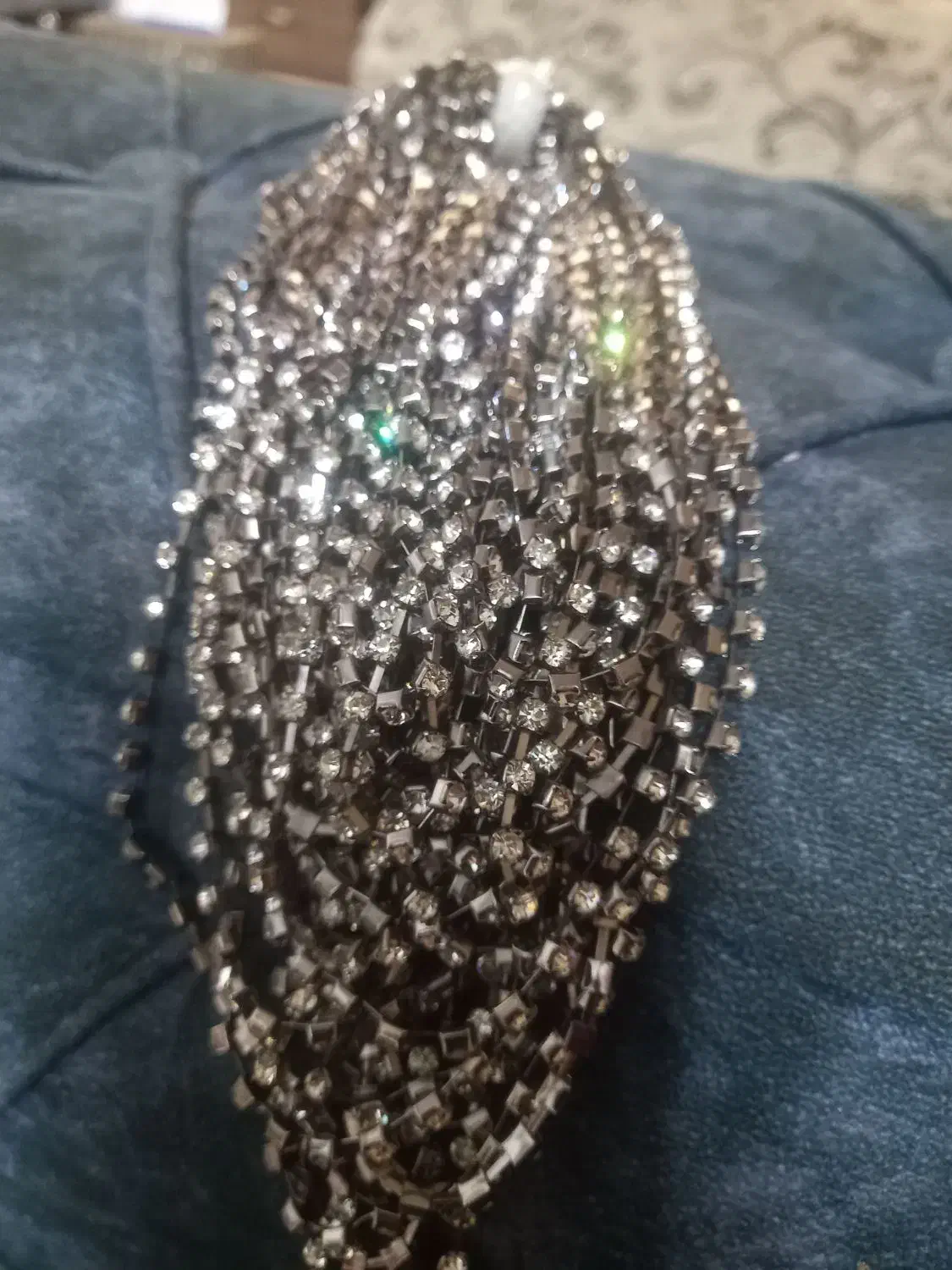 نگین ۵۰متر نقره ای رنگ ثابت شهرری|لوازم خیاطی و بافتنی|ری, حمزهآباد|دیوار