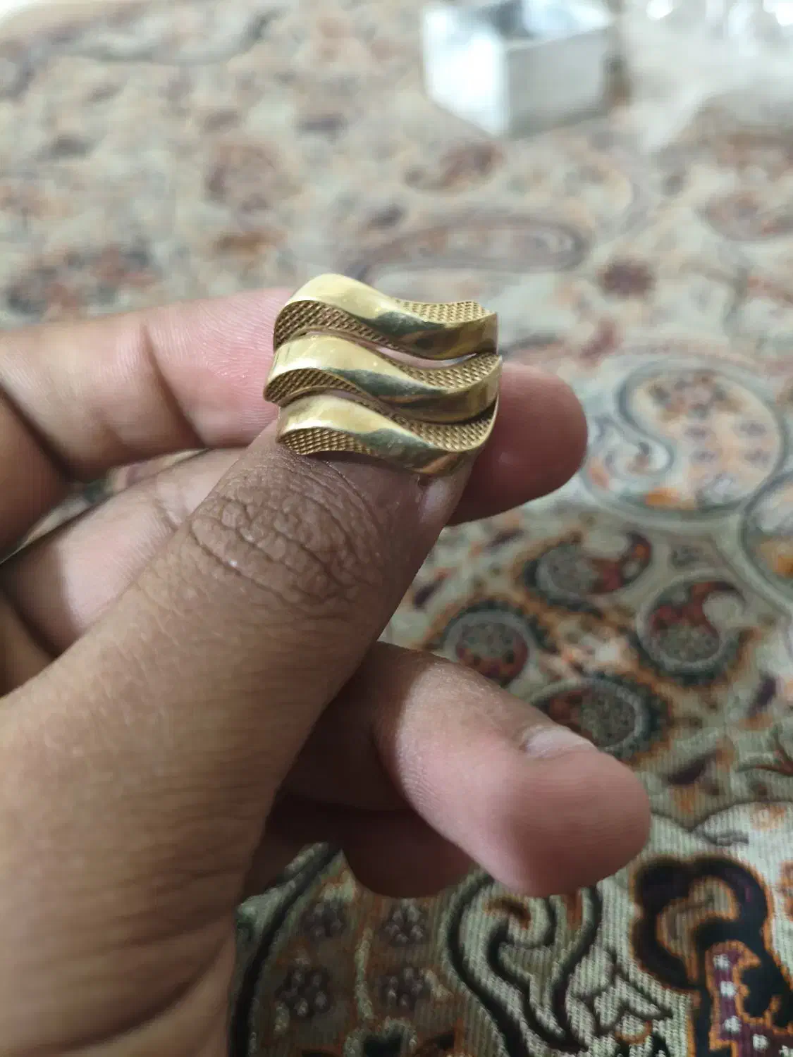 انگشتر طلا ویرا ۳.۷۰۰ گرم ۱۵۰ بالای تابلو|جواهرات|یاسوج, |دیوار