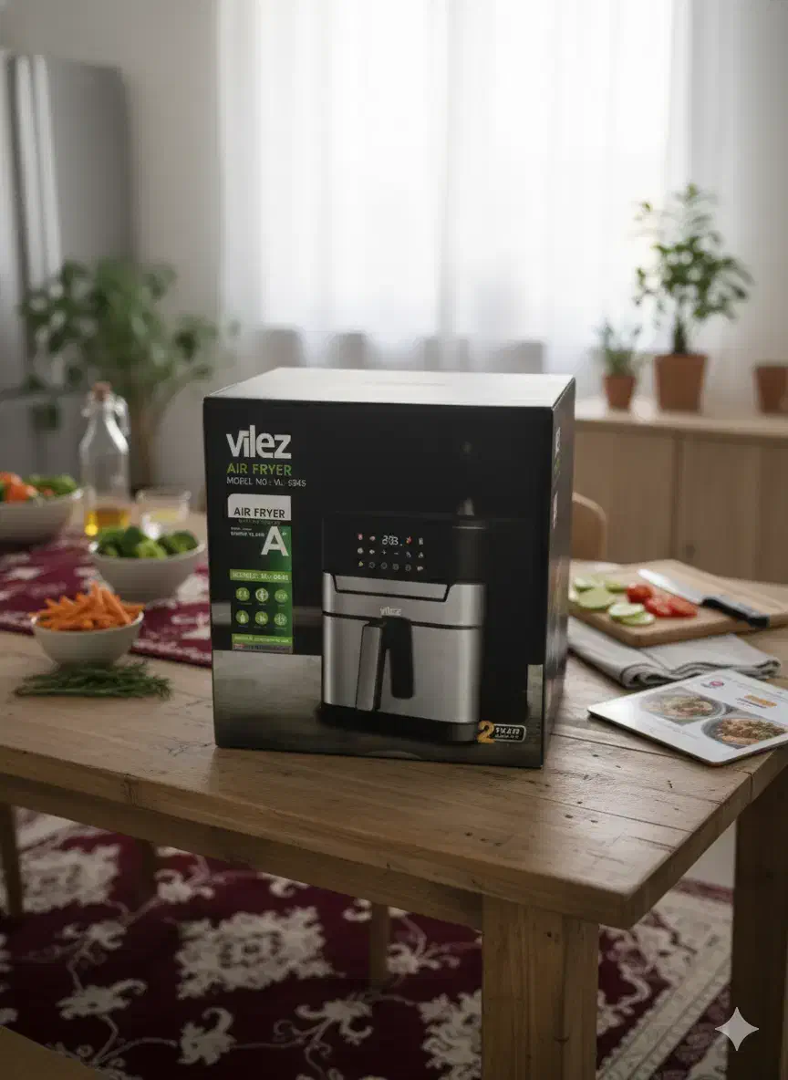 سرخ‌کن ۸ لیتری Vilez (فقط یک‌بار تست شده)|اجاق گاز و لوازم برقی پخت‌وپز|کبودرآهنگ, |دیوار