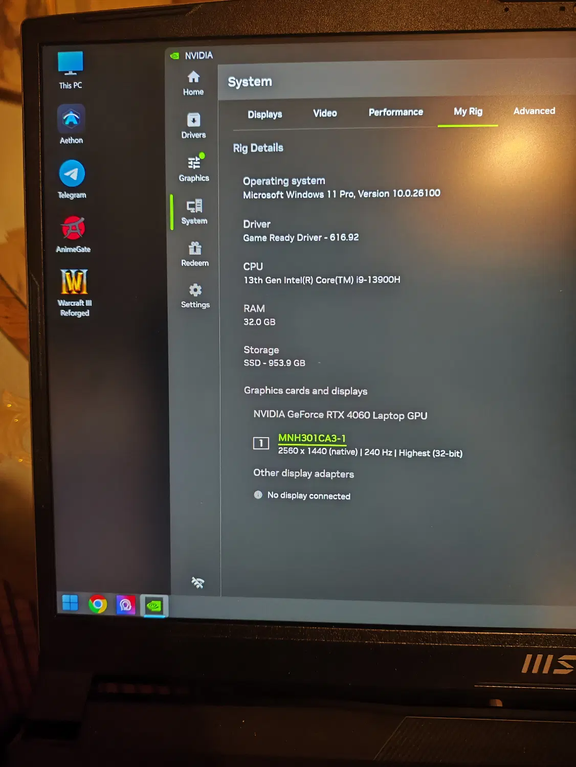 لپتاپ گیمینگ Msi pulse 4060|رایانه همراه|کرج, برغان|دیوار