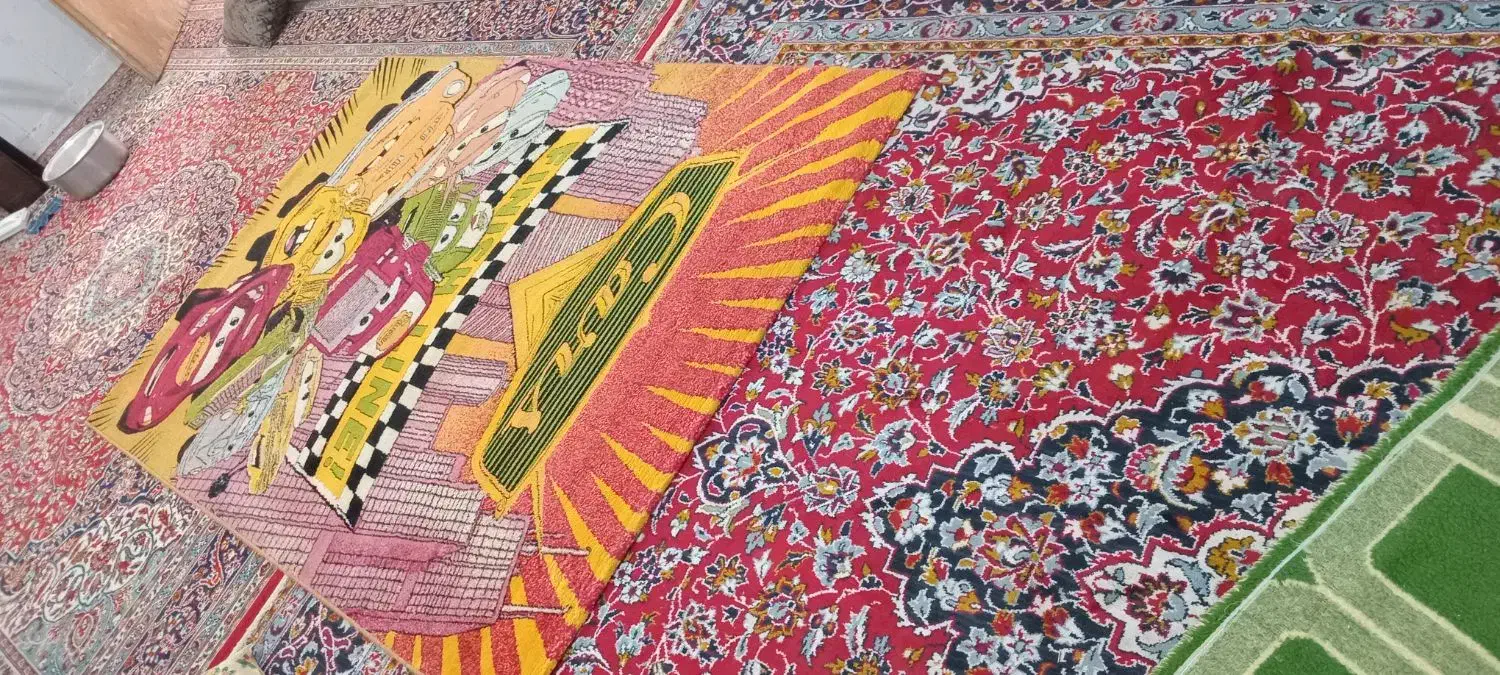 فرش ۱×۵ در ۲×۵|فرش|چناران, |دیوار