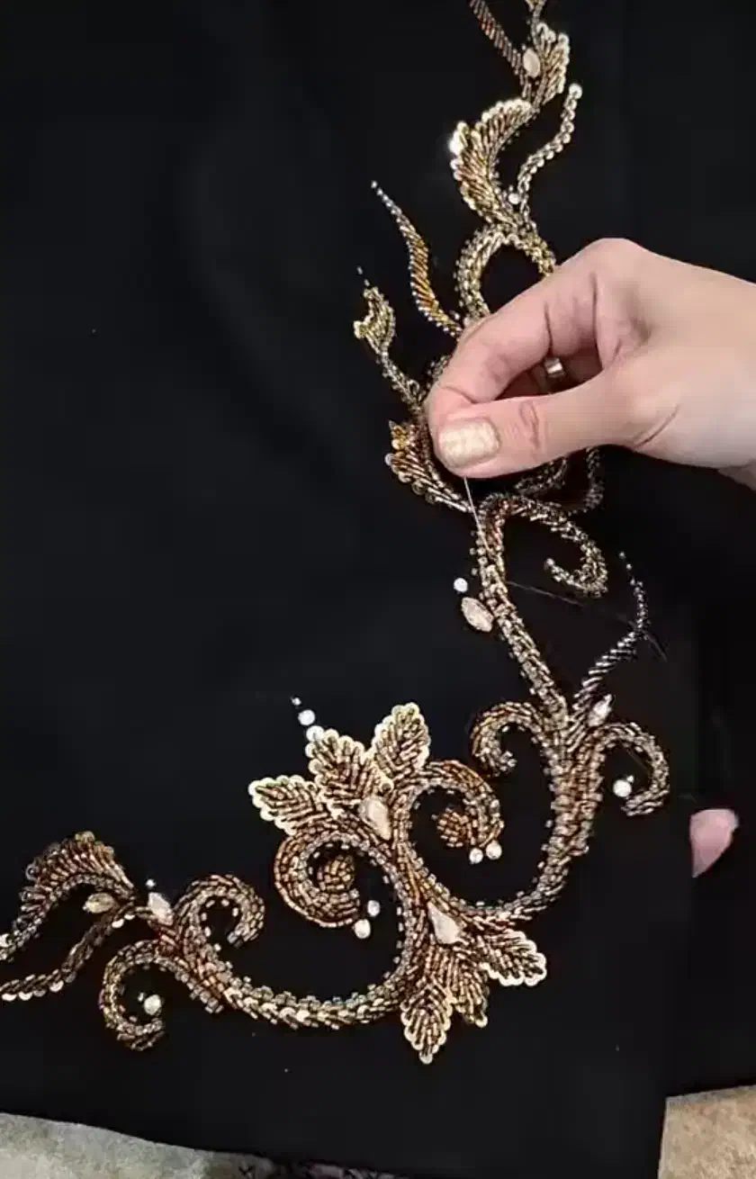 اموزش جواهر دوزی عربی وخلیجی تزعینات لباس|خدمات آموزشی|مشهد, محمدآباد|دیوار