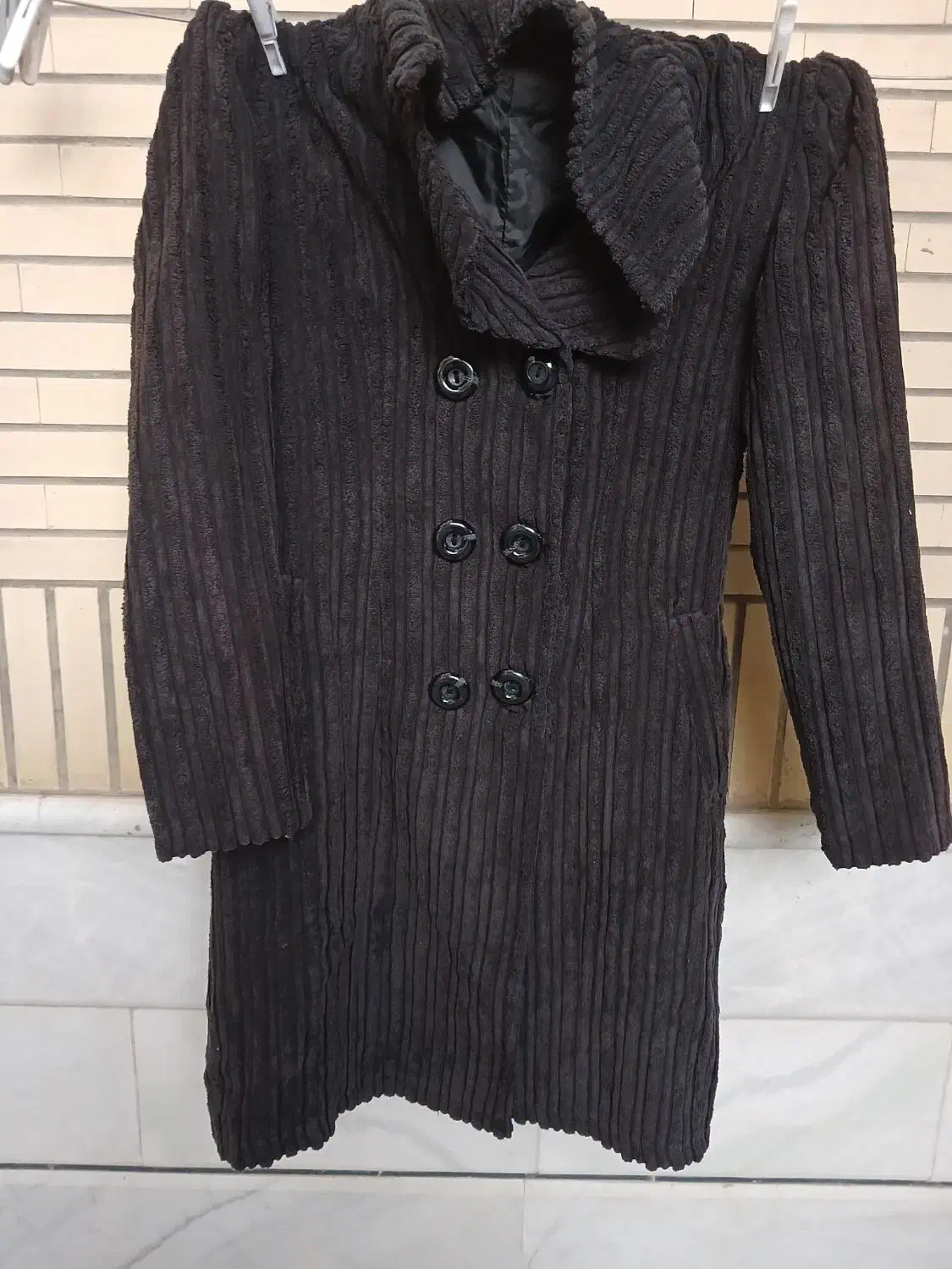 چند دست لباس زمستونی در حد نو با شال بافت|لباس|فولادشهر, B4|دیوار