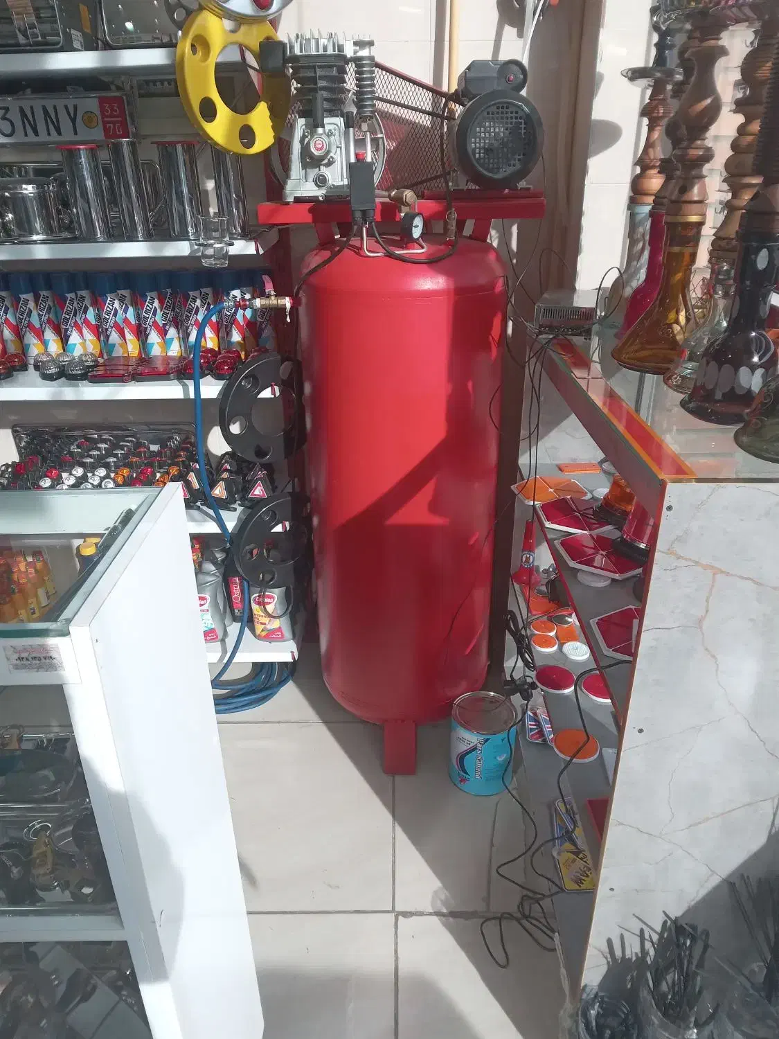 پمپ باد۲۵۰لیتری|ابزارآلات|دلیجان, |دیوار