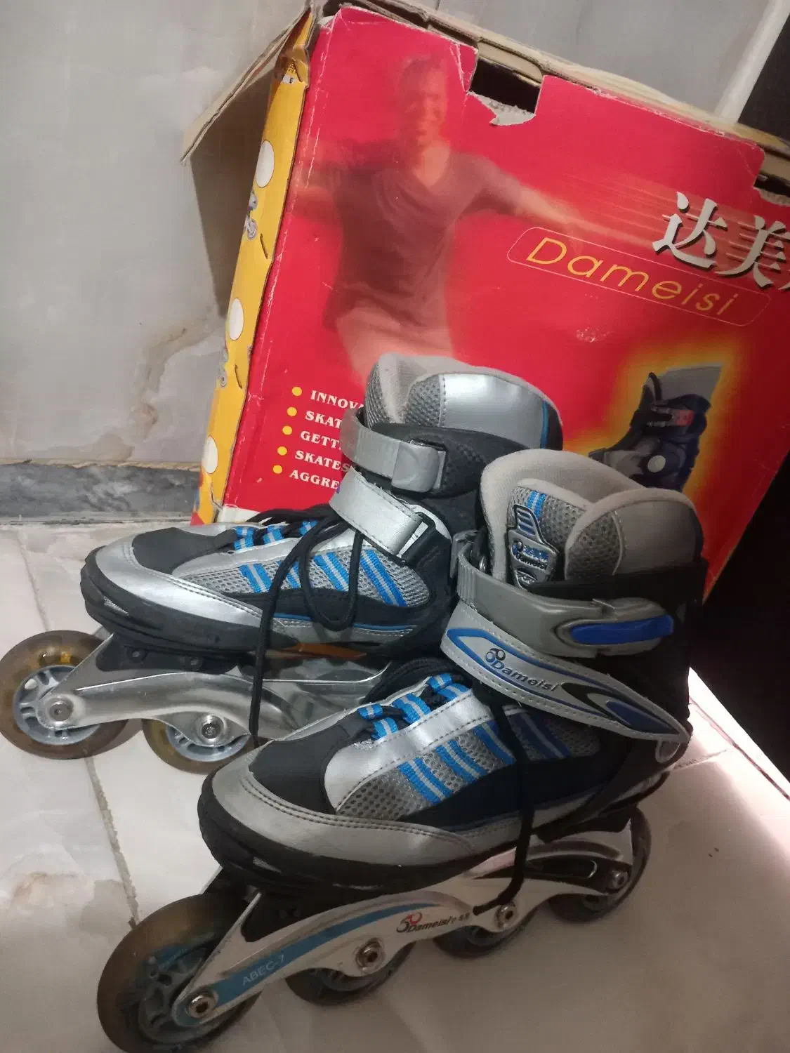 اسکیت Dameisi در حد نو|دوچرخه، اسکیت، اسکوتر|شهریار, رزکان|دیوار