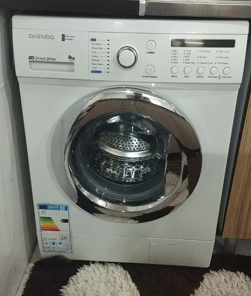 لباسشویی دوو8کیلویی|ماشین لباسشویی و خشک‌کن لباس|اسلام‌شهر, زرافشان|دیوار
