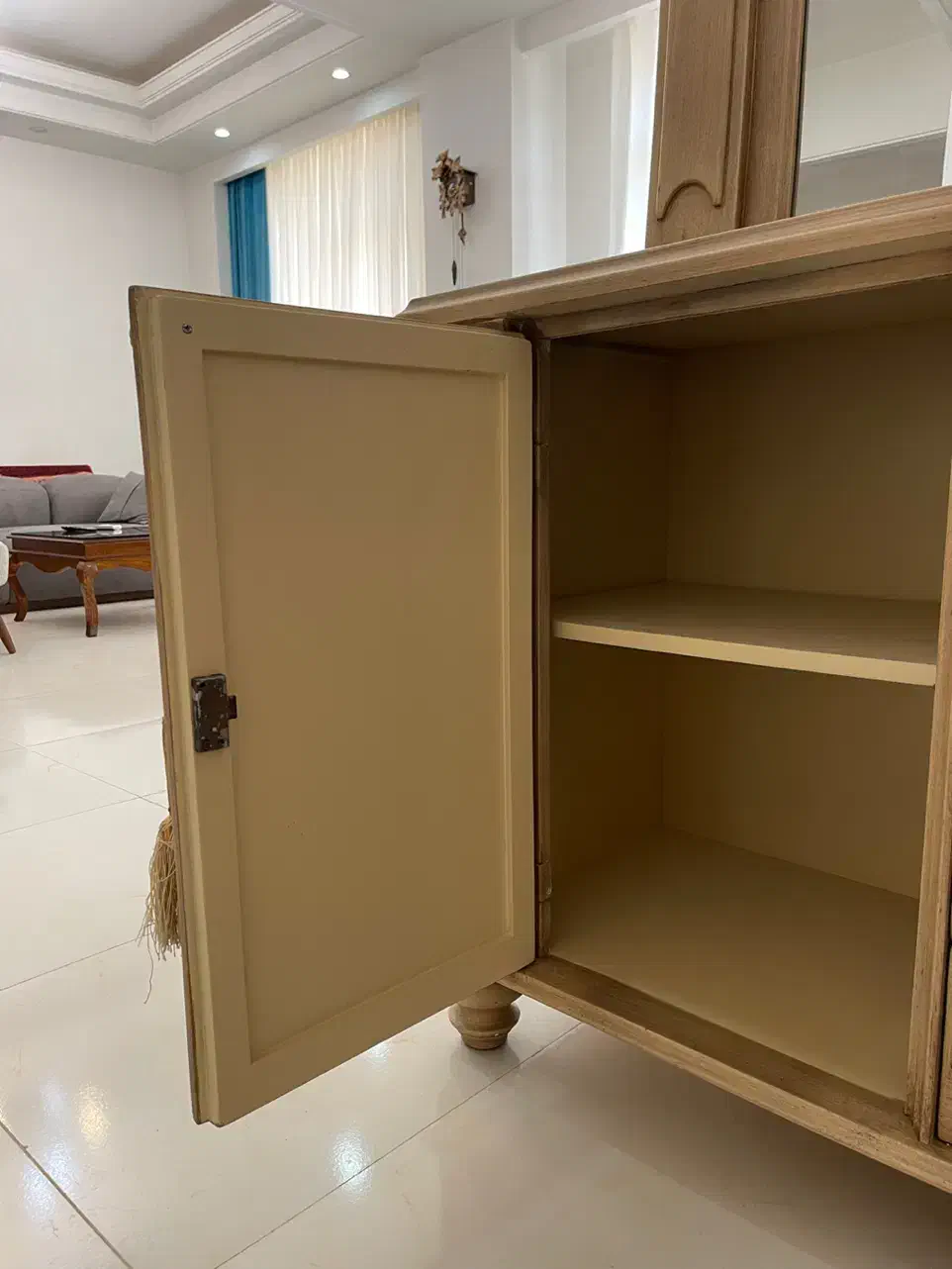 آیینه و کنسول تمام چوب|بوفه، ویترین، کنسول|تهران, جوانمردان (اندیشه)|دیوار