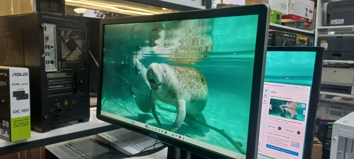 مانیتور 22 اینچ برند DELL|قطعات و لوازم جانبی رایانه|کرج, اصفهانی‌ها|دیوار