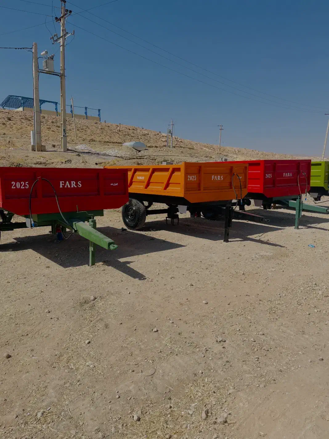 تریلی تراکتور تریلی دوچرخ|قطعات یدکی و لوازم جانبی|بیضا, |دیوار