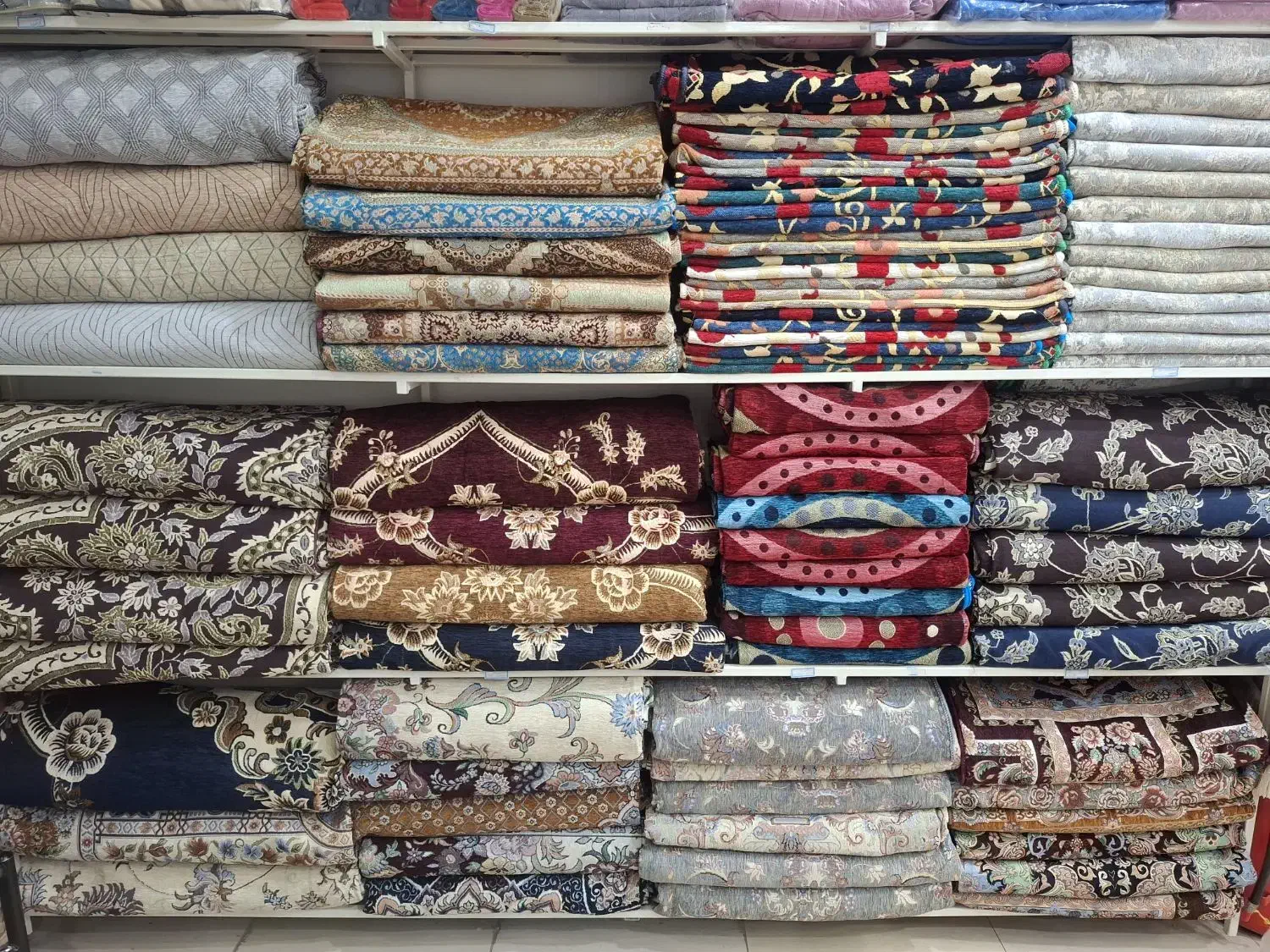 فروش انواع روفرشی سعید بافت یزد و اسو بافت|روفرشی|اصفهان, نقش جهان|دیوار