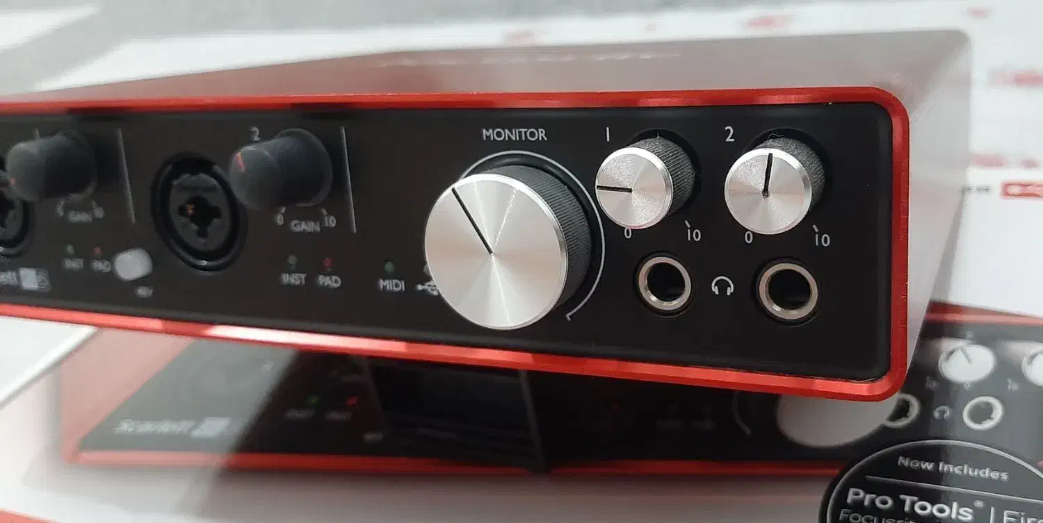 کارت صدا استودیویی فوکوسرایت 6i6 G2|آلات موسیقی|بندر امام خمینی, |دیوار