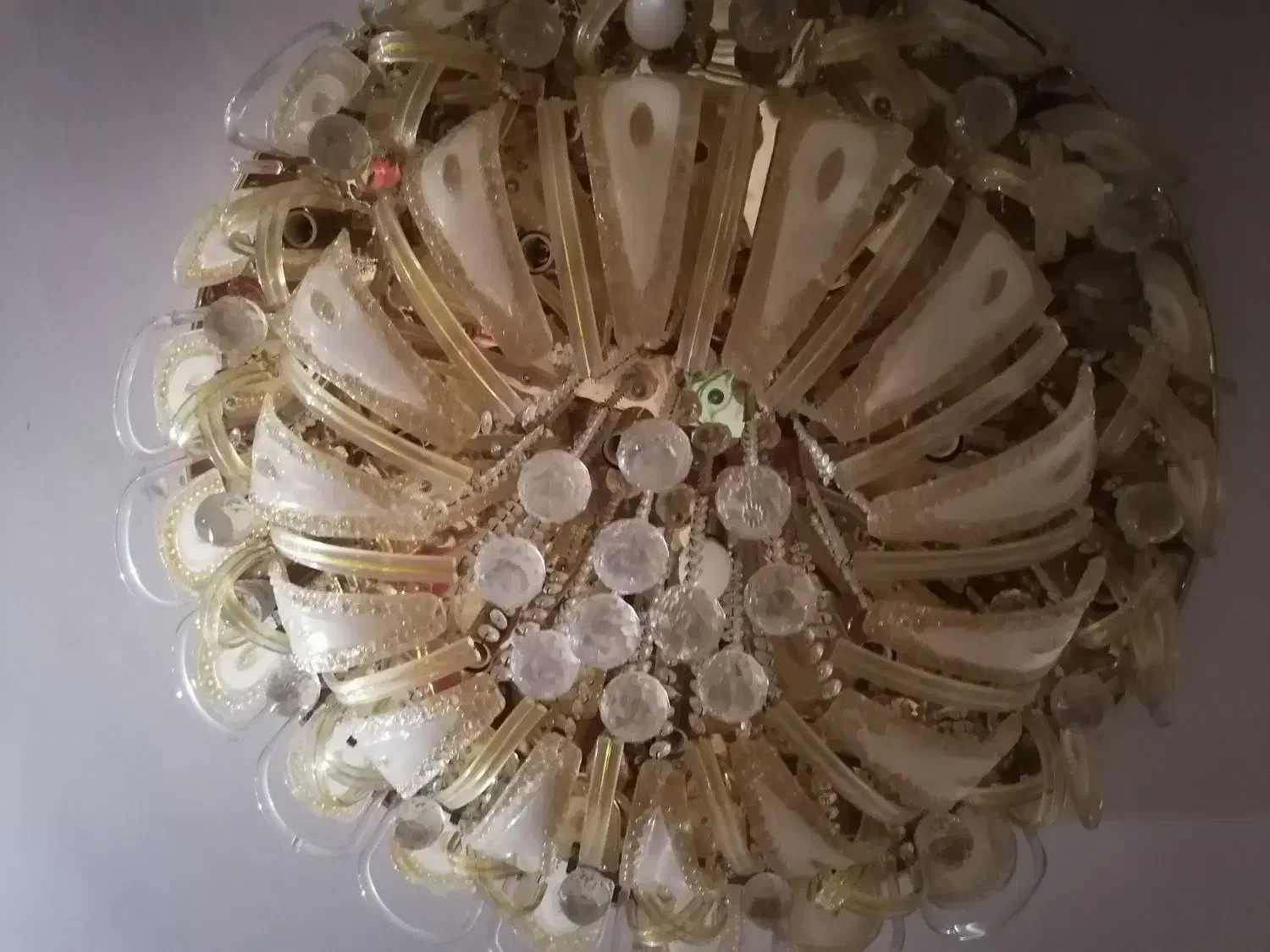 لوستر سقفی طلای و نقری|لوستر و چراغ آویز|تبریز, |دیوار