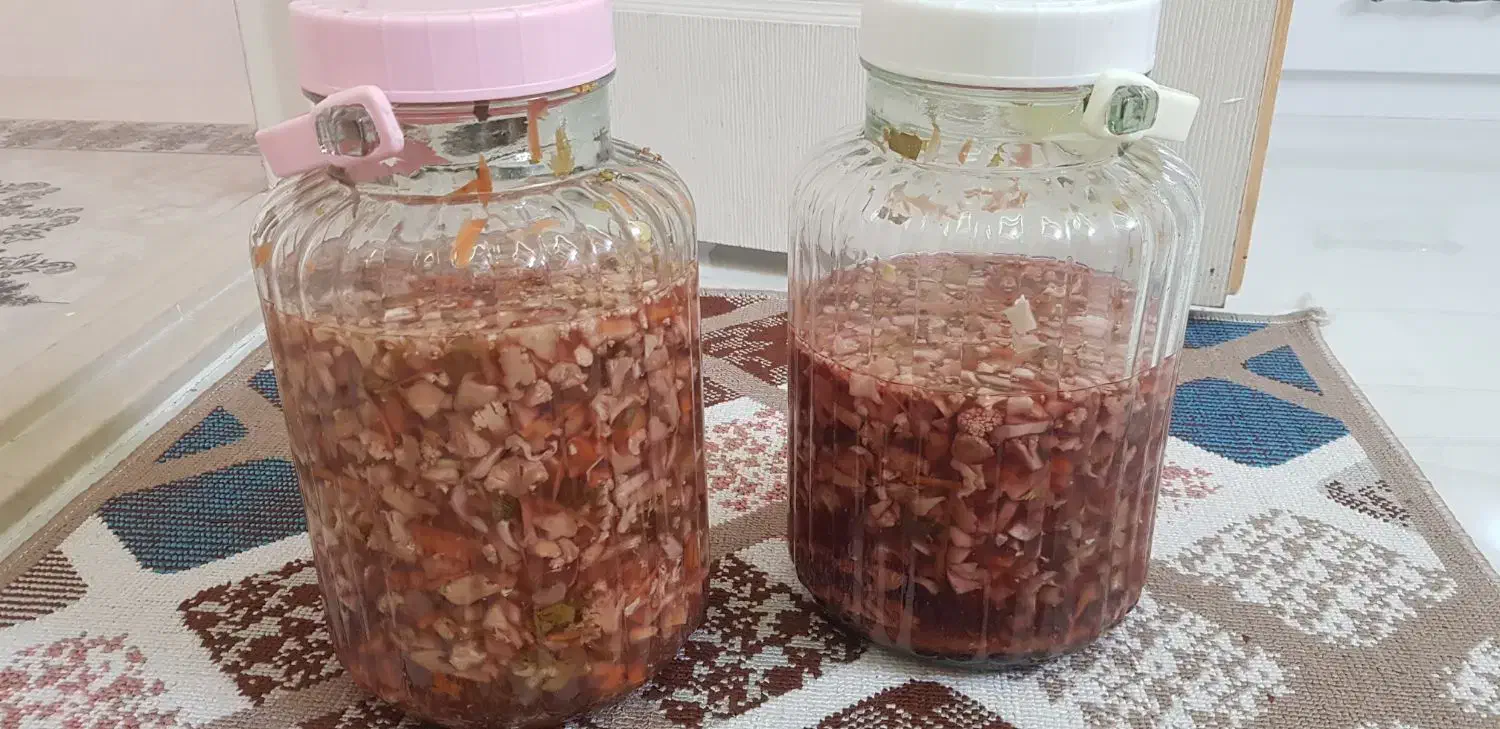 ترشی مخلوط خانگی|خوردنی و آشامیدنی|قم, سراجه (۱۵ خرداد)|دیوار