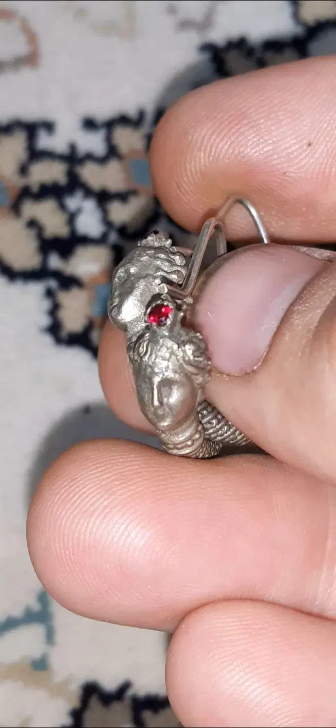 گوشواری نقره کهنه|جواهرات|کرمانشاه, |دیوار