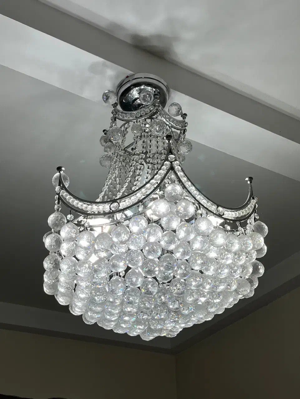 لوستر تمام کریستال|لوستر و چراغ آویز|تهران, سلسبیل شمالی|دیوار