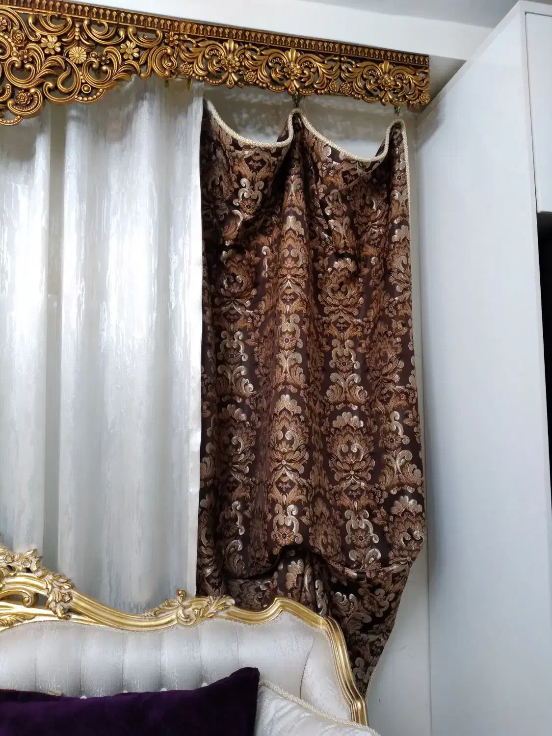 ۳ عدد پرده بسیار شیک|پرده، رانر، رومیزی|فردیس, قریشی|دیوار