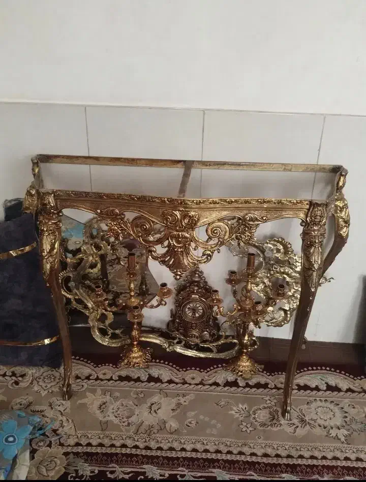 خرید فروش عنوای لوستر آینه شمعدان ساعت برنزی|لوستر و چراغ آویز|مشهد, وکیل‌آباد|دیوار