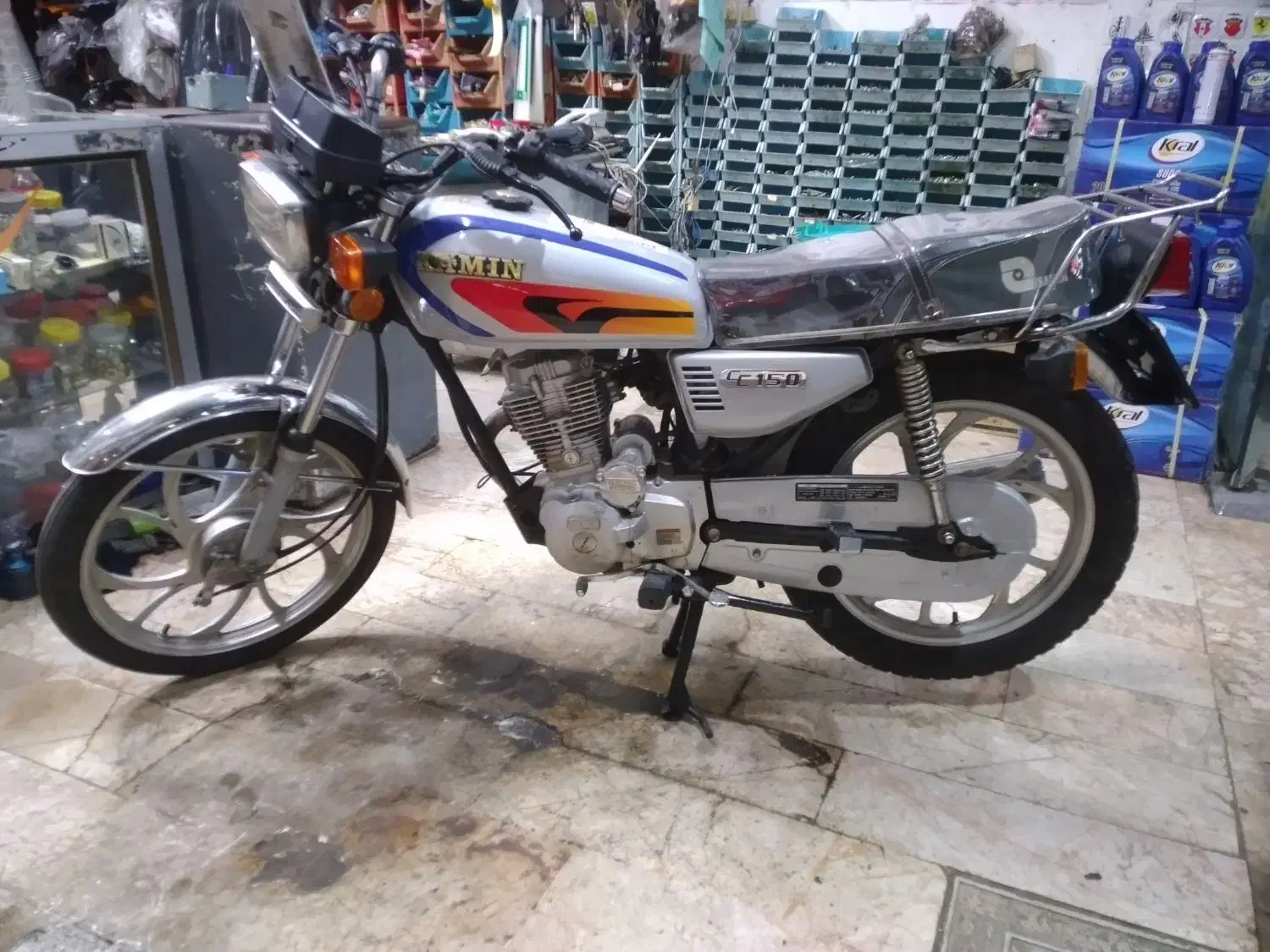 موتور ۱۵۰ استارتی رینگ اسپورت مدل ۹۵ و مدل ۹۰|موتورسیکلت|رشت, یخسازی|دیوار