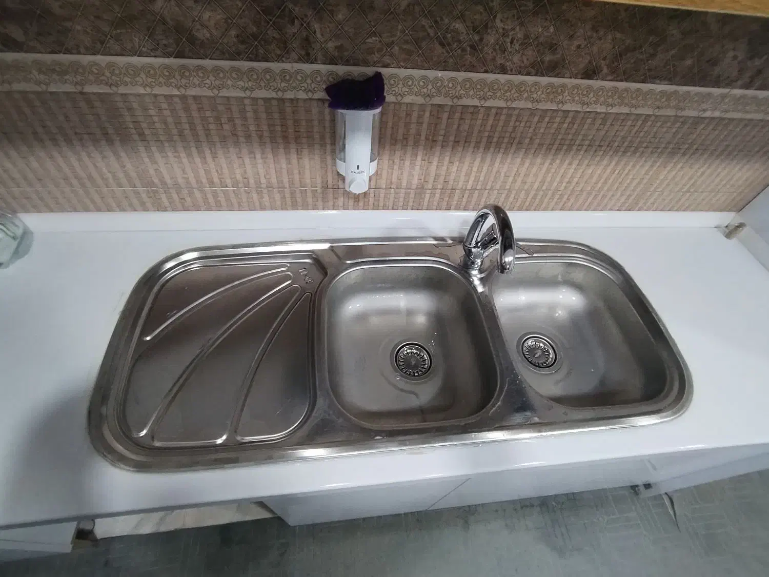 سینک و شیر ظرفشویی|مصالح و تجهیزات ساختمان|نجفآباد, کشاورز|دیوار