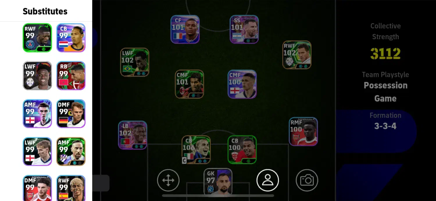 پی اس (ای فوتبال)طاق با فریفایر|کنسول، بازی ویدئویی و آنلاین|اهرم, |دیوار