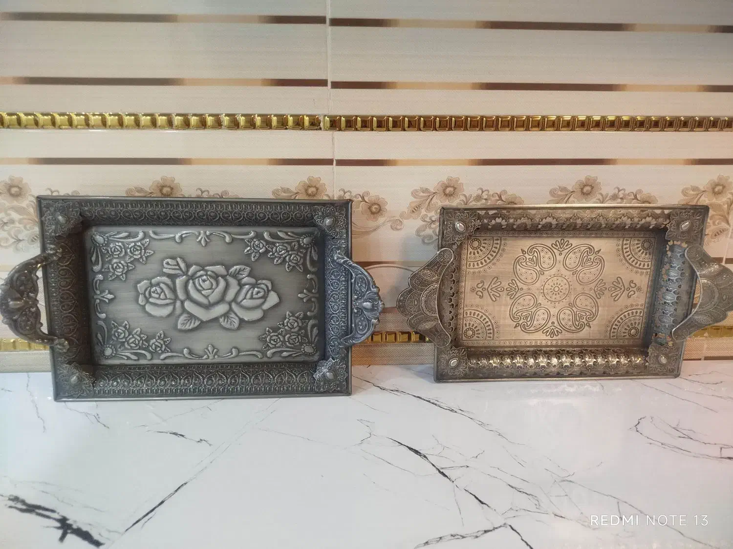 سینی|ظروف سرو و پذیرایی|همدان, |دیوار