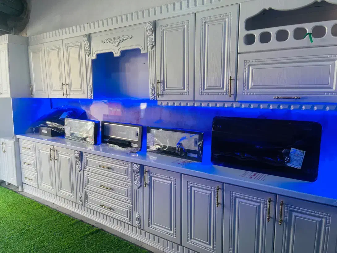 کابینت وکیوم پک پنج متری درپاک چوب با هود اشانتیون|مصالح و تجهیزات ساختمان|شیراز, مسلم|دیوار